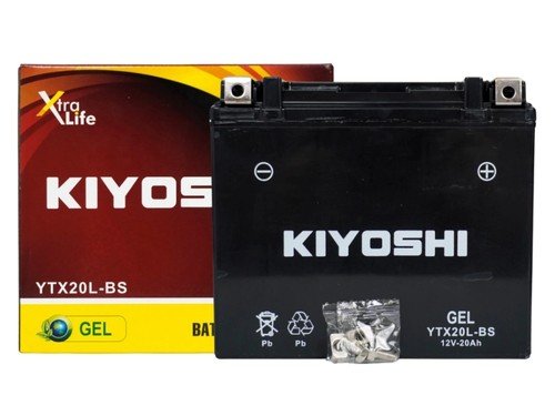 Bateria Moto Gel Libre Mantenimiento Ytx20L-Bs / 6Mf20L Kiyoshi