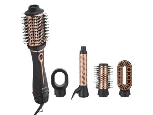 Set Cepillo Secador Modelador Alisador 5 en 1