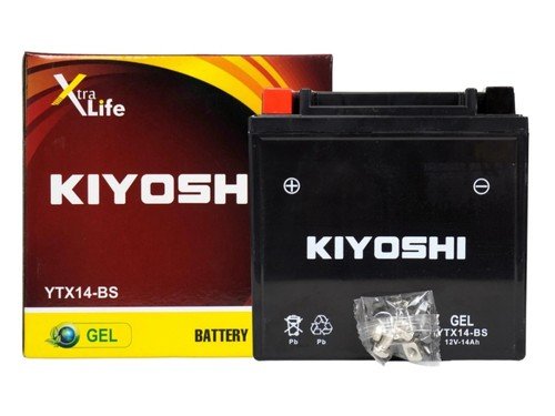 Bateria Moto Gel Libre Mantenimiento Ytx14-Bs / 6Mf14 Kiyoshi