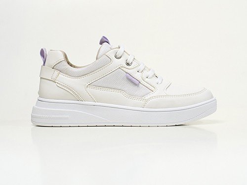 Zapatillas de Cuero Sintético Blanco. Urbanas. Básicas y Casuales