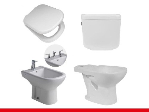 Combo Sanitario Ferrum Bari largo