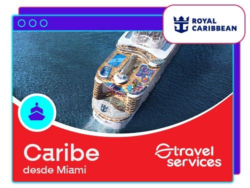 Crucero Caribe 12 cuotas en Dólares. Salida desde Miami