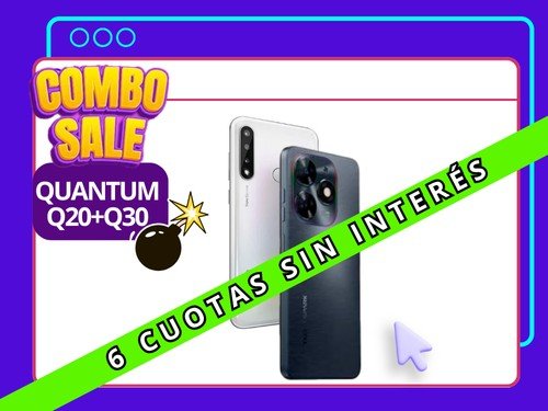Combo Celular Quantum Q30 + Q20