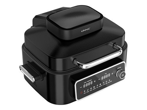 Freidora de Aire Parrilla Sin Aceite Grill 6 Litros Unnic