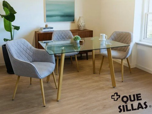 Mesa de vidrio Ferra 140 x 80cm