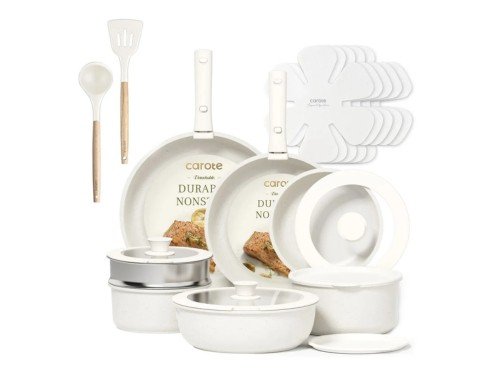 Set Carote 21 piezas Color Blanco