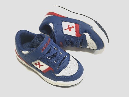 Zapatilla urbana infantil, unisex, con abrojo y elástico, JAGUAR 4317