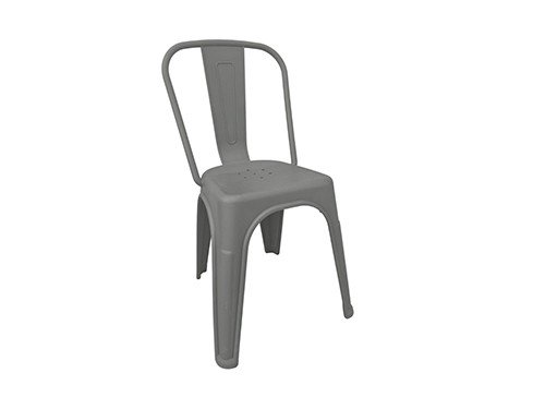 Silla de Comedor Tolix Satinado gris