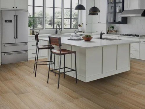 Porcelanato Símil Madera Ilva Wood Home Almond 22,5x90