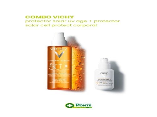Combo Vichy - Protector Solar Uv Age + Cell Protect