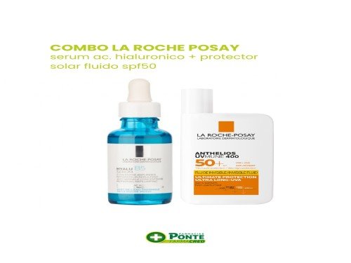 Combo La Roche Posay - Hyalu B5 + Anthelios Fluid 
