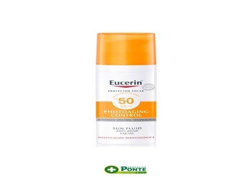 Eucerin Fluido Antiedad Sun Para Todo Tipo de Piel Fps 50 50 ml