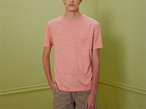 REMERA CUELLO U CON BOLSILLO LINO - Marca Gola