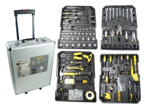 Kit Herramientas Valija Maletin Aluminio 186 Piezas Alpina