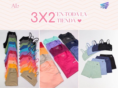 Conjuntos deportivos y remeras cómodas en 3x2