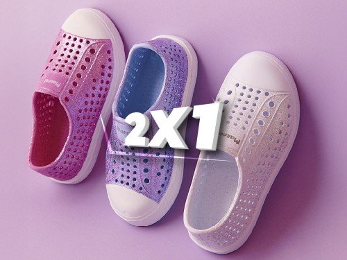 2x1 Gomones ojotas sandalias niña niño playa pileta goma