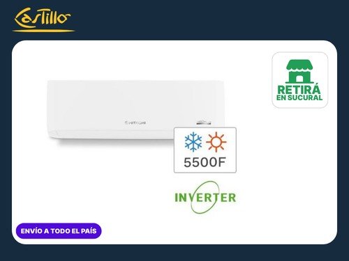 Aire Split Inverter HITACHI HSPE6400FCINV 6.400 W / 5.504 fg