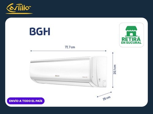 Aire Acondicionado Split BGH BS35WCHU-3250W  2752F -Frío Calor