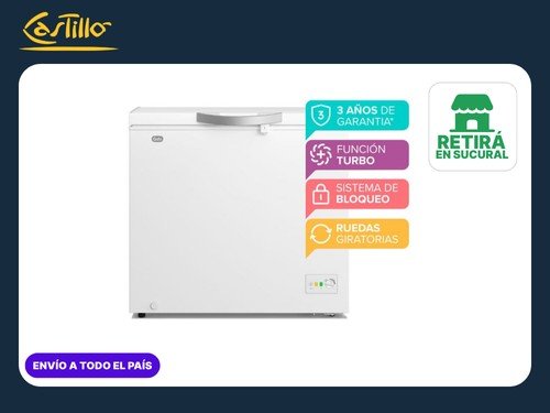 Freezer Horizontal Gafa FGHF200B‑M 200 Ltrs