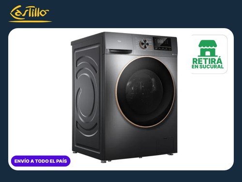 Lavasecarropas TCL C210WDG 10 kg/6 kg Inverter Gris