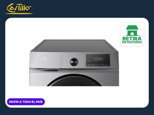 Lavarropas TCL P110FL Inverter 10 kg Gris