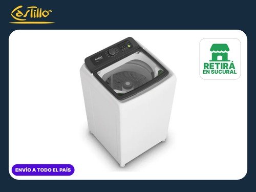 Lavarropas Automático Eslabón de Lujo EWN09AB – 9 kg- Blanco