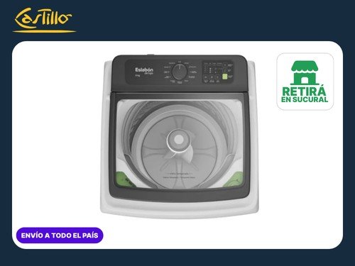Lavarropas Automático Eslabón de Lujo EWN09AB – 9 kg- Blanco
