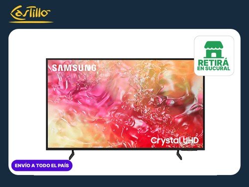 Smart TV Samsung 50DU7000, 50" Crystal Uhd 4k