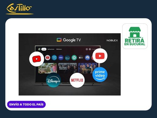 Smart Tv Led 55 Noblex Dv55x8580 4k Uhd Google Tv