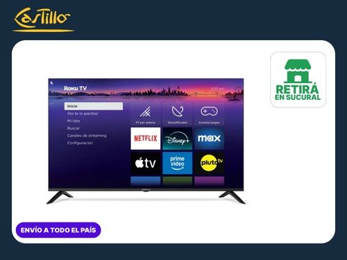 Smart TV Noblex DB50X3500  50” 4K UHD Roku