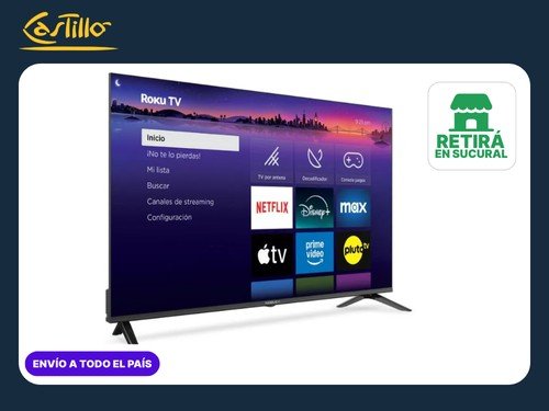 Smart TV Noblex DB50X3500  50” 4K UHD Roku