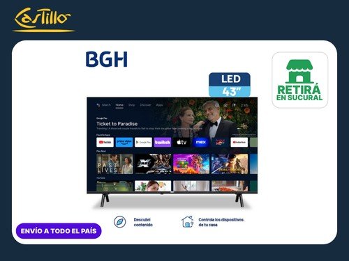 Smart Tv Led 43" Full Hd Bgh Android B4325fs5a