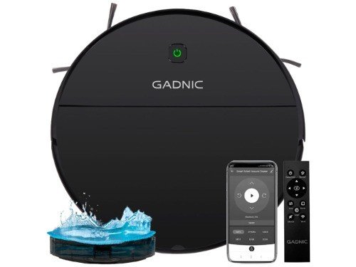 Aspiradora Robot Gadnic Z700 3 Modos Limpieza App WiFi 120min