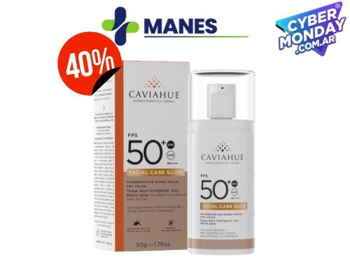 Caviahue Protector Solar FPS50+ Facial Care Glow Color x 50 ml
