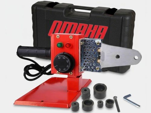 Termofusora 800w 3 Boquillas Fusión Caño Agua Gas Maletin