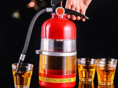 Extintor Dispensador De Bebidas 2 Litros Fiesta Vino Cerveza