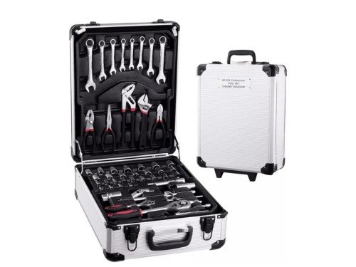 Kit De Herramientas Combinadas Carrito Completo 187 Piezas