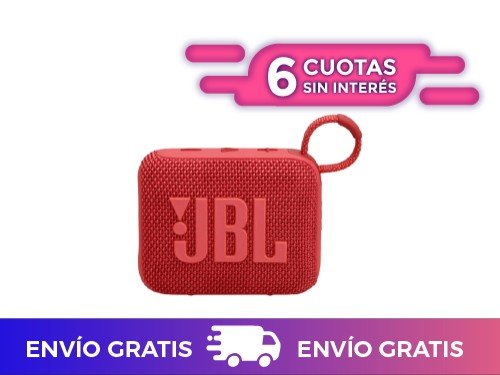 PARLANTE JBL GO 4 Red
