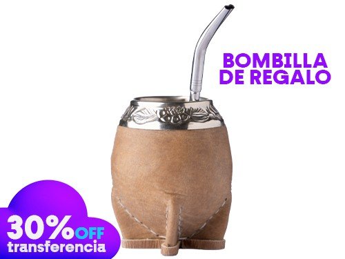 Torpedo Crudo Cincelado Artesanal + Bombilla Pico de Loro DE REGALO