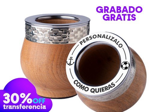 Mate Imperial Algarrobo + PERSONALIZADO GRATIS
