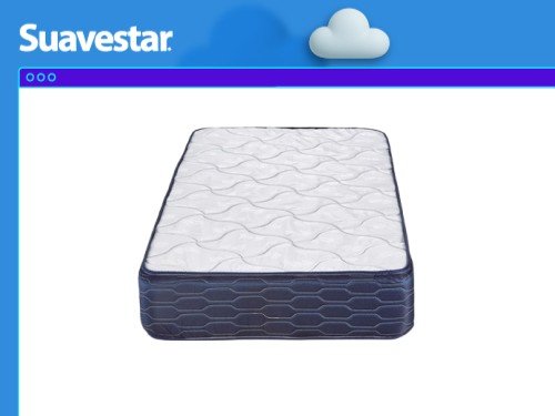 Colchón Suavestar Deluxe 90x190 1 1/2 Plaza