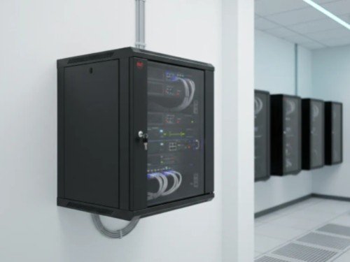 Rack Mural Soho GLC de 9 Unidades 500mm 19 Pulgadas Negro