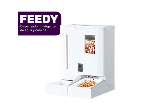 Alimentador Haxly para mascotas 2en1 con wifi y camara