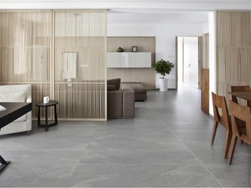 PORCELANATO VITE ROCCA GREY - SIMIL PIEDRA - 80X80 - GRIP-