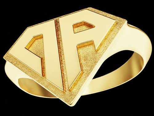 Anillo Baby Rouch Clásico ARGENTA Bañado en Oro