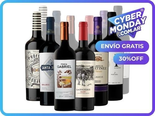 Mega Vinos "Jóvenes” x 12 botellas 30%OFF Cybermonday