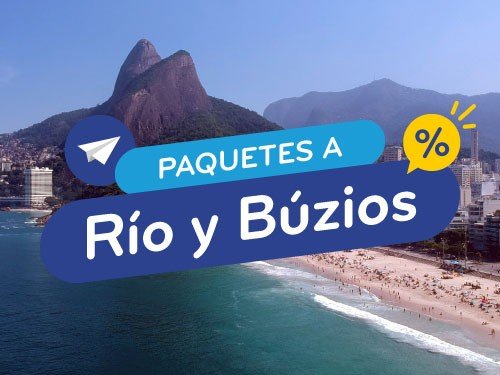 Paquete en oferta Río de Janeiro + Buzios. Vuelo + Hotel.