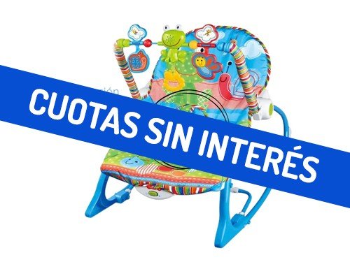 Silla Mecedora con Vibración y Música Explorer Fan Celeste