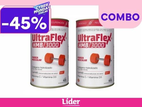 Ultraflex Combo HMB 3000 lata x 420 g. (Pack 2 ud)