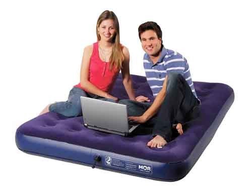 Colchón inflable 2 plazas con inflador incorporado MOR